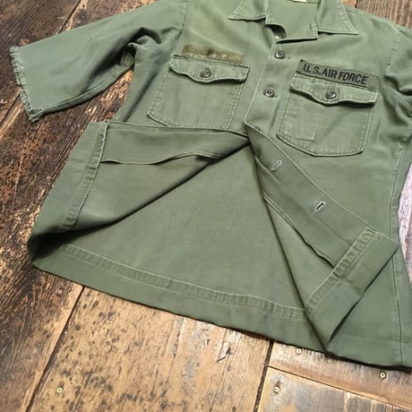 [USED] vintage US ARMY 袖フリンジ！