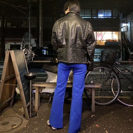 [USED] VINTAGE "GOLDEN BEAR" LEATHER JACKET！