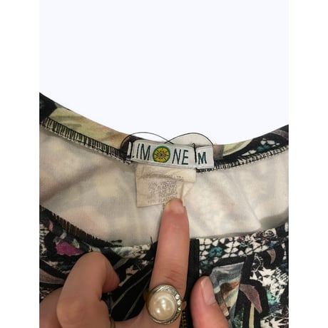 [USED]  ステンドグラス花柄　ワンピース