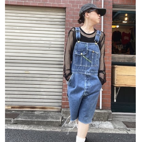 [USED] メッシュニットL/Sトップス  タンクトップ付き