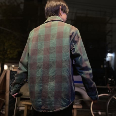 [USED] made in U.S.A. チェックヘビーネル