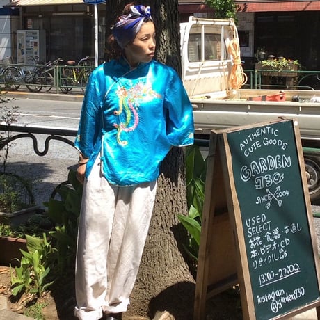 [USED] vintage チャイナシャツ