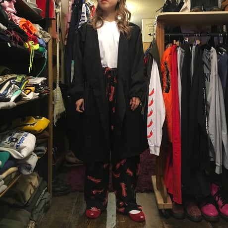 [USED] BLACK 巻きガウン