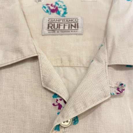 [USED] CUTE おじさん柄 S/S SHIRTS