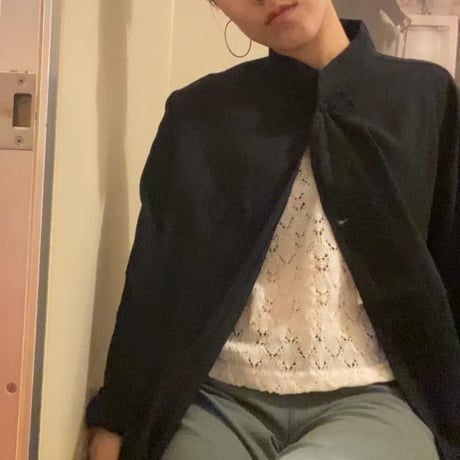 [SELECT] 40's LINEN China SHIRTS Re-pro  ロングスリーブ