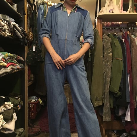[USED] DENIM jump suit