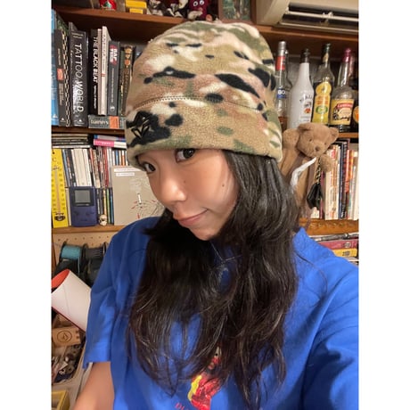 [USED] CUTE CAMO♡フリースCAP