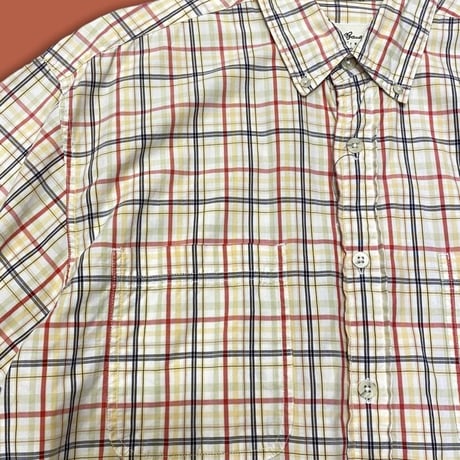 [USED]90‘s "Eddie Bauer" チェックB.Dシャツ