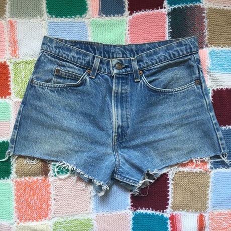 [USED] 80's Levis CUTOFF DENIM / W31 オレンジタブ