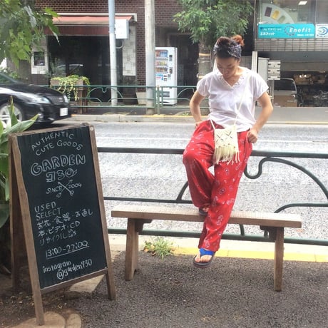 [USED] ペイズリー柄 レーヨンパンツ