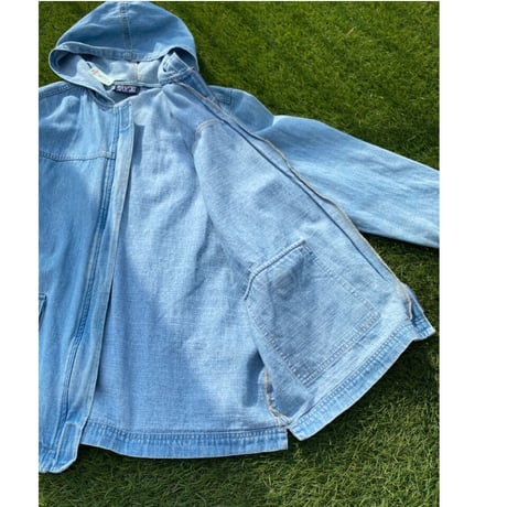 [USED] DENIM ハーフコート