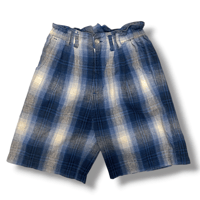 [USED] BLUE チェックハーフPANTS