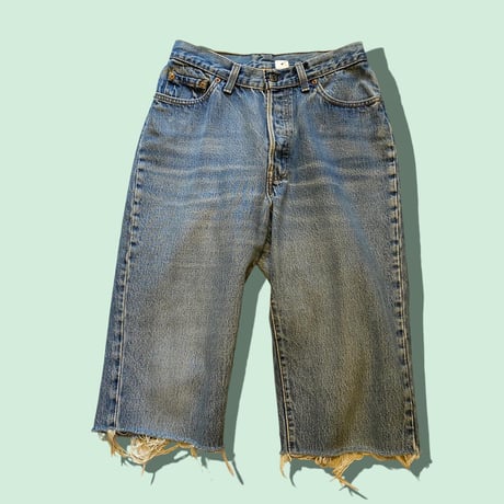 [USED] Levis 17501 CUTOFF DENIM / W28 USA