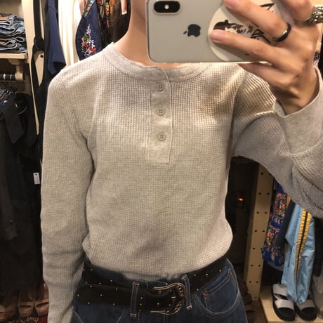 [USED] FRUIT OF THE LOOM ヘンリーネックサーマル！