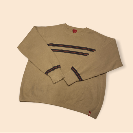 [USED] Levi's ベージュ リブニット