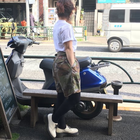 [USED]迷彩柄キュロット