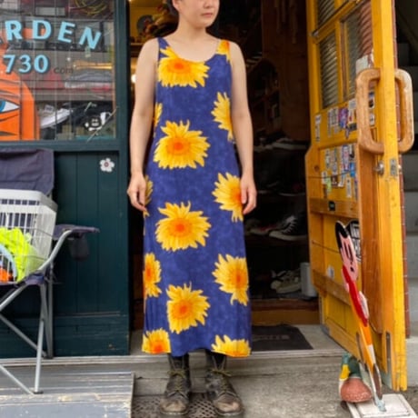 [USED] flower🌼ロングワンピース
