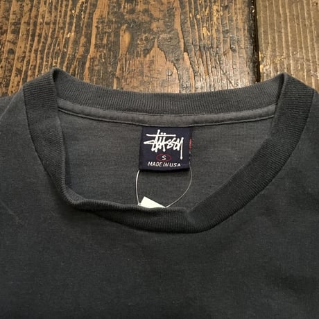 [USED] 90's STUSSY made in U.S.A. ロゴTee