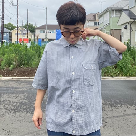 [USED]ギンガムチェックBOXSHIRTS 🖤