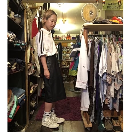 [USED] adidas WHITE ポロ