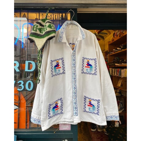[USED] グアテマラ シャツ WHITE