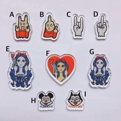 [BENICOTOY] アクリル PINS