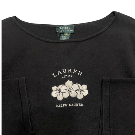 [USED] "LAUREN"ボートネック SWEAT