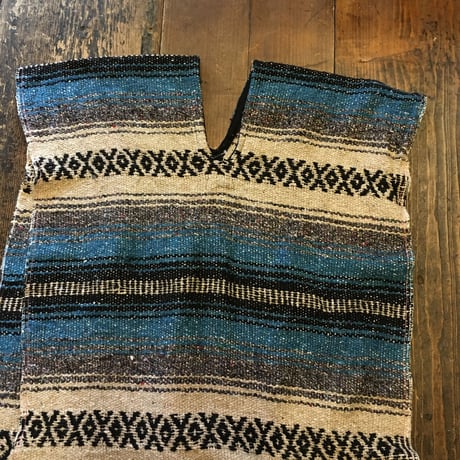 [USED] メキシカンラグ ポンチョ