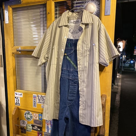 [USED  made in U.S.A. ストライプSHIRT！
