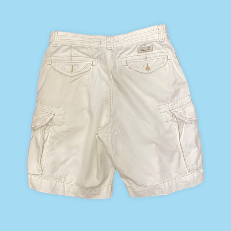 [USED] ”POLO”  WHITEカーゴショーツ