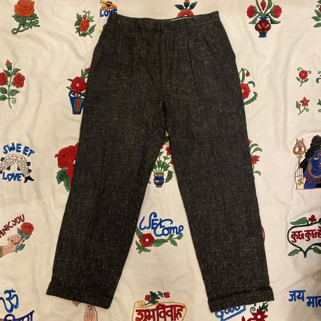 [USED]vintage ネップツイード スラックスmade in U.S.A.