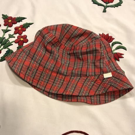 [USED] チェック柄バケットHAT
