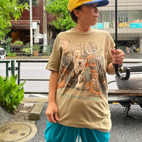 [USED]  90‘s Animalプリントtee 🐻