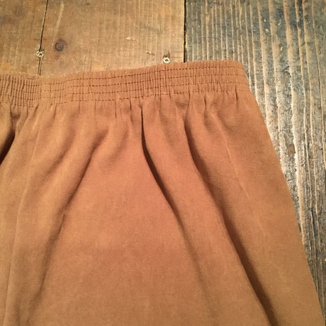 [USED] スウェードのようなベージュイージーパンツ