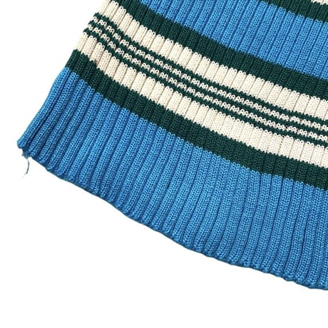 [USED] Euro 70's💙リブタートルニット