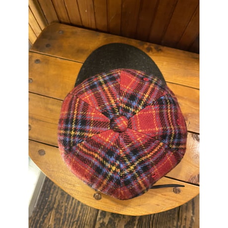 [USED] CHECK WOOL CAP