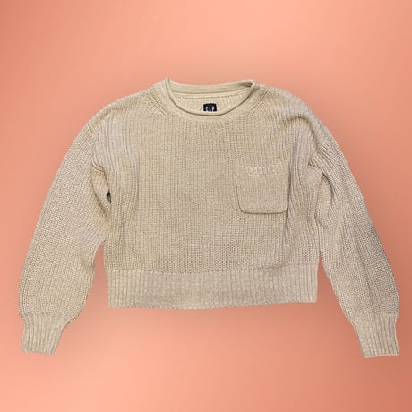 [USED]GAP cottonショート丈ニット