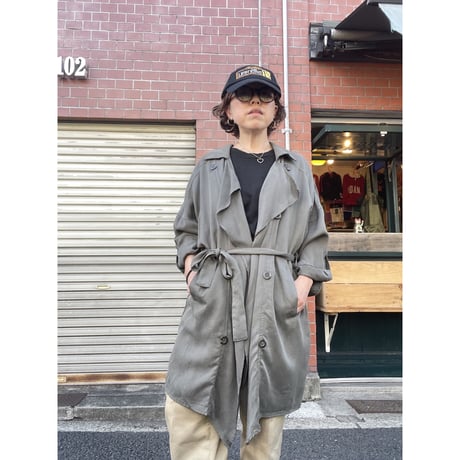 [USED] テロテロ トレンチ風 COAT