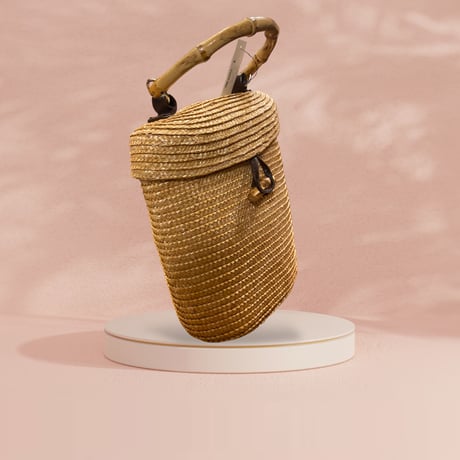[USED]  筒型カゴBAG