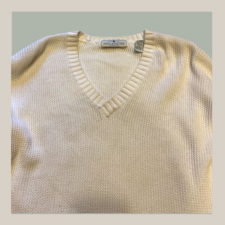 [USED] COTTONＶネック ニット