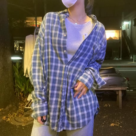 [USED] OLD GAP B.D  ネルシャツ