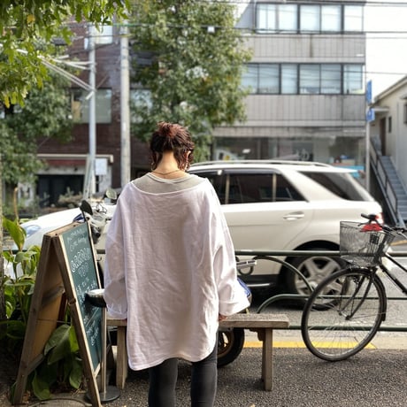 [USED] リブ無しBIGスエット