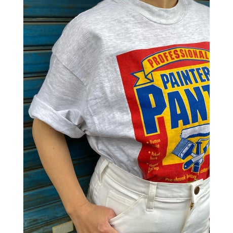 [USED] 90's Dickies "PAINTER "プリントTee
