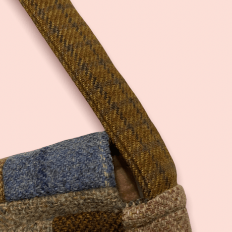 [USED] ツイードパッチワーク🪡ショルダーBAG