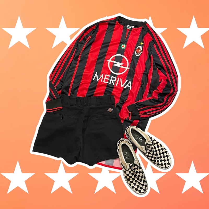 ACミラン シャツ USED] ACミラン⚽️ユニフォームL/S Tee | garden730