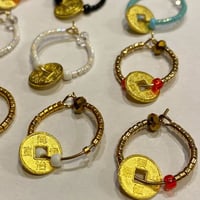 [BENICOTOY] "和同開珎" HOOPピアス