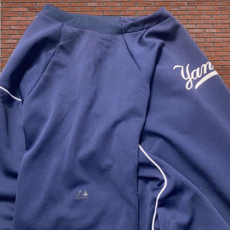 [USED]Yankeesプルオーバージャージtops!BIG!