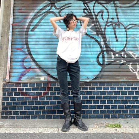 [USED] Made in ITALY! Champion プリント Tee