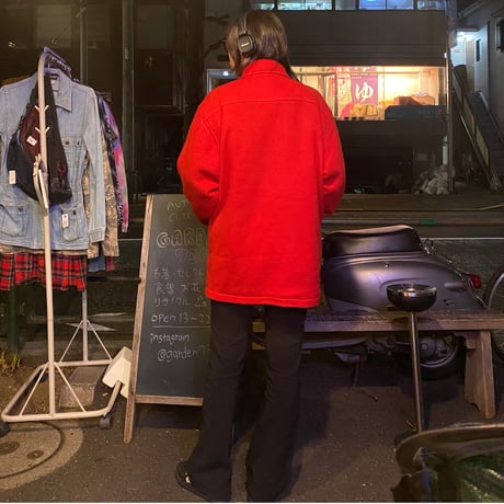 [USED] 真っ赤な❤️ フリース ZIP COAT