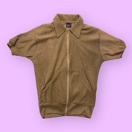 [USED]80’sパイル地ZIP TOPS